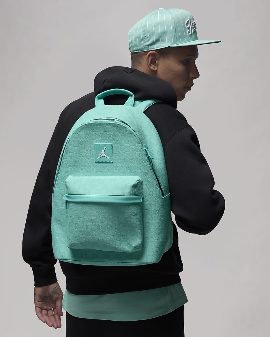 Green jordan backpack deals